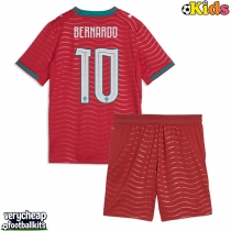 Portugal Bernardo Silva #10 Replica Home Minikit World Cup 2026 Short Sleeve (+ pants)